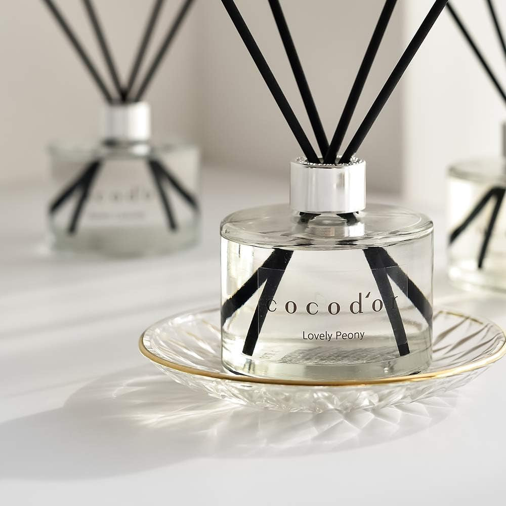 COCODOR Signature Reed Diffuser/Healing Fougere/6.7Oz(200Ml)/2 Pack/Reed Diffuser, Reed Diffuser Set, Oil Diffuser & Reed Diffuser Sticks, Home Decor & Office Decor, Fragrance and Gifts